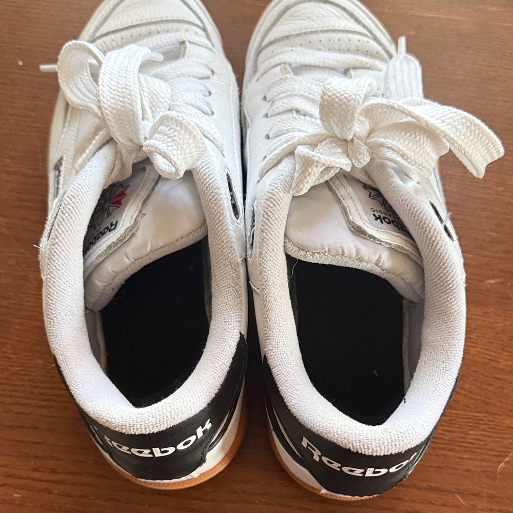 Reebok Club C White and Black Women's Shoes - Picture 6 of 9